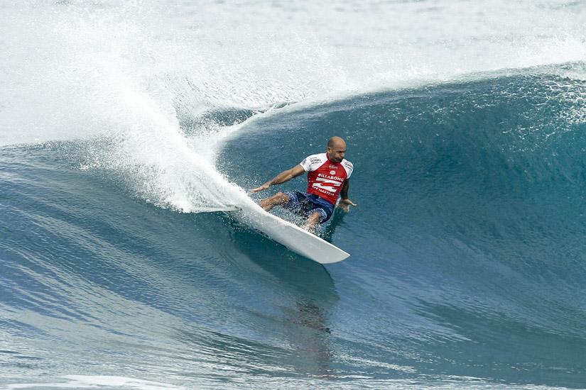 Kelly Slater: 11 vezes campeão do mundo de surf | Foto: Kirstin/WSL