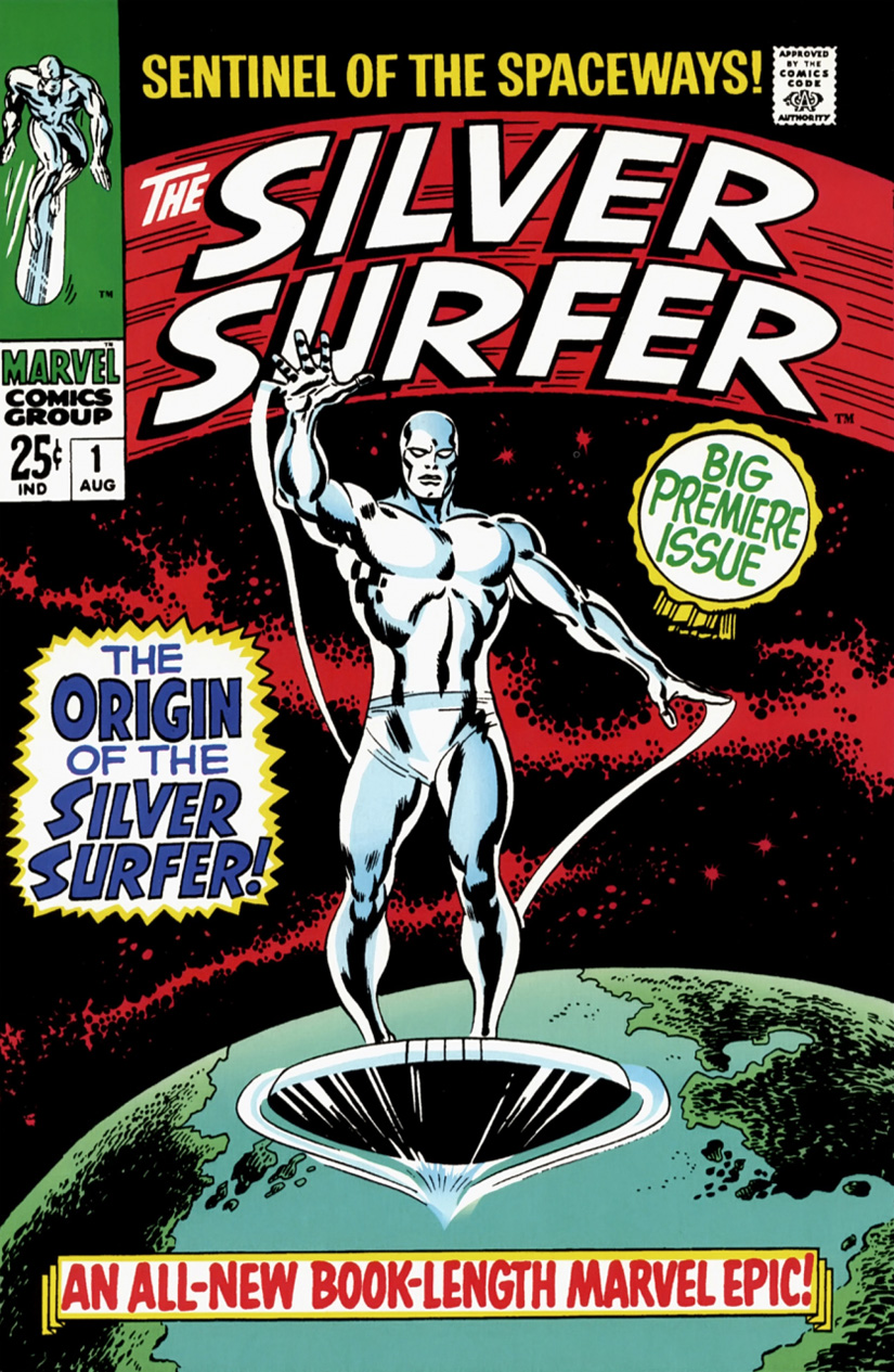 Surfista Prateado: a capa da estreia na Marvel Comics